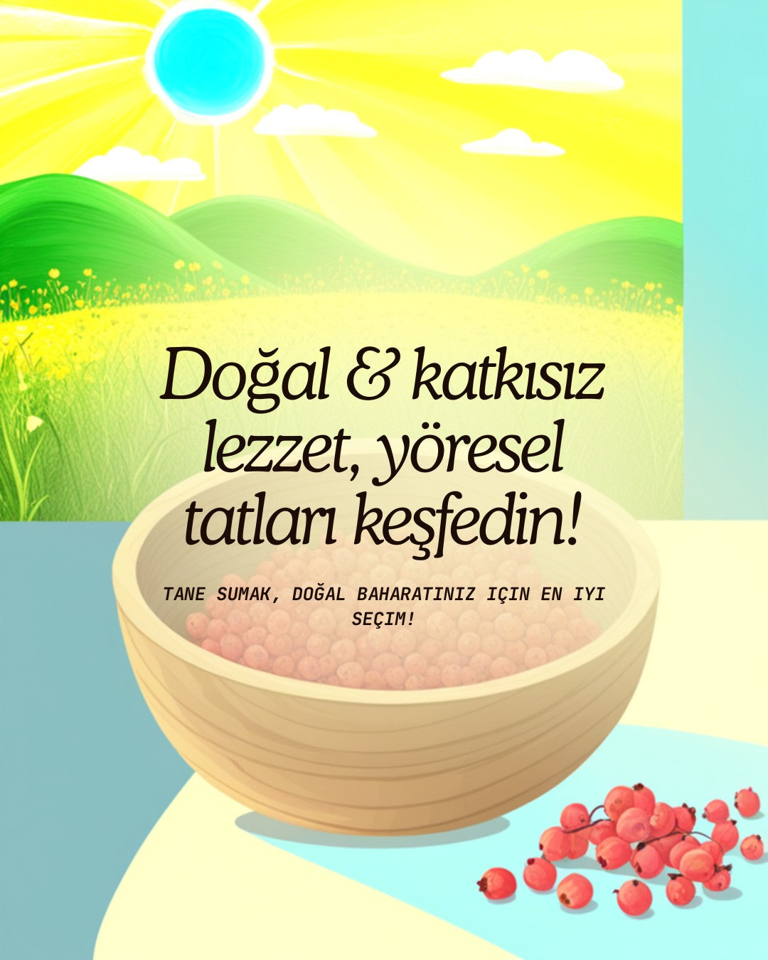 Tane Sumak – Doğal & Katkısız