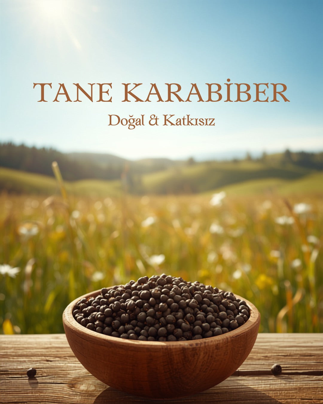 Tane Karabiber – Doğal & Katkısız