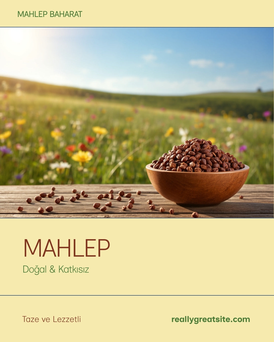 Mahlep – Doğal & Katkısız
