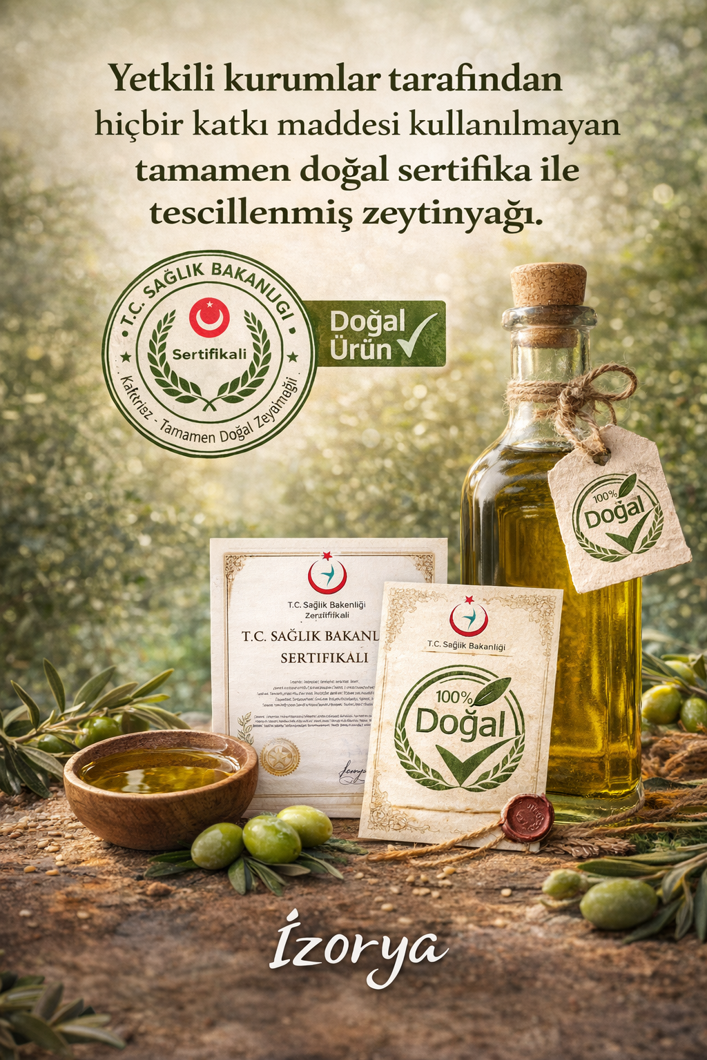 🫒 İzorya Soğuk Sıkım Zeytinyağı