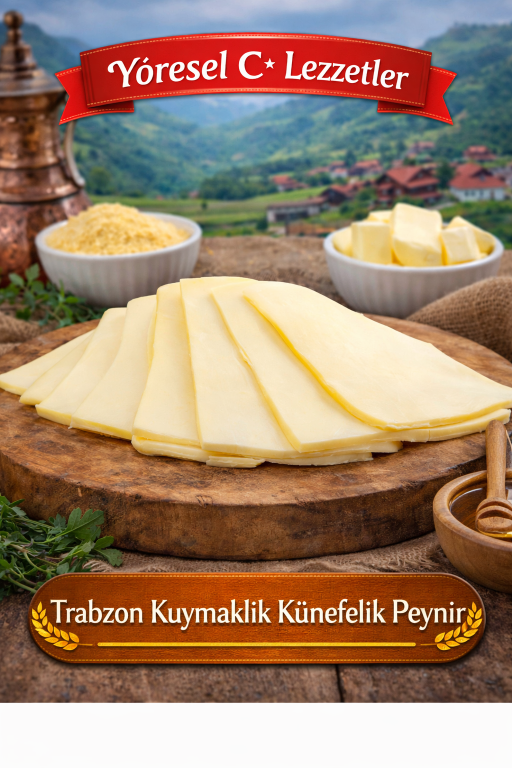 Trabzon Kuymaklık / Künefelik Peynir - 400gr