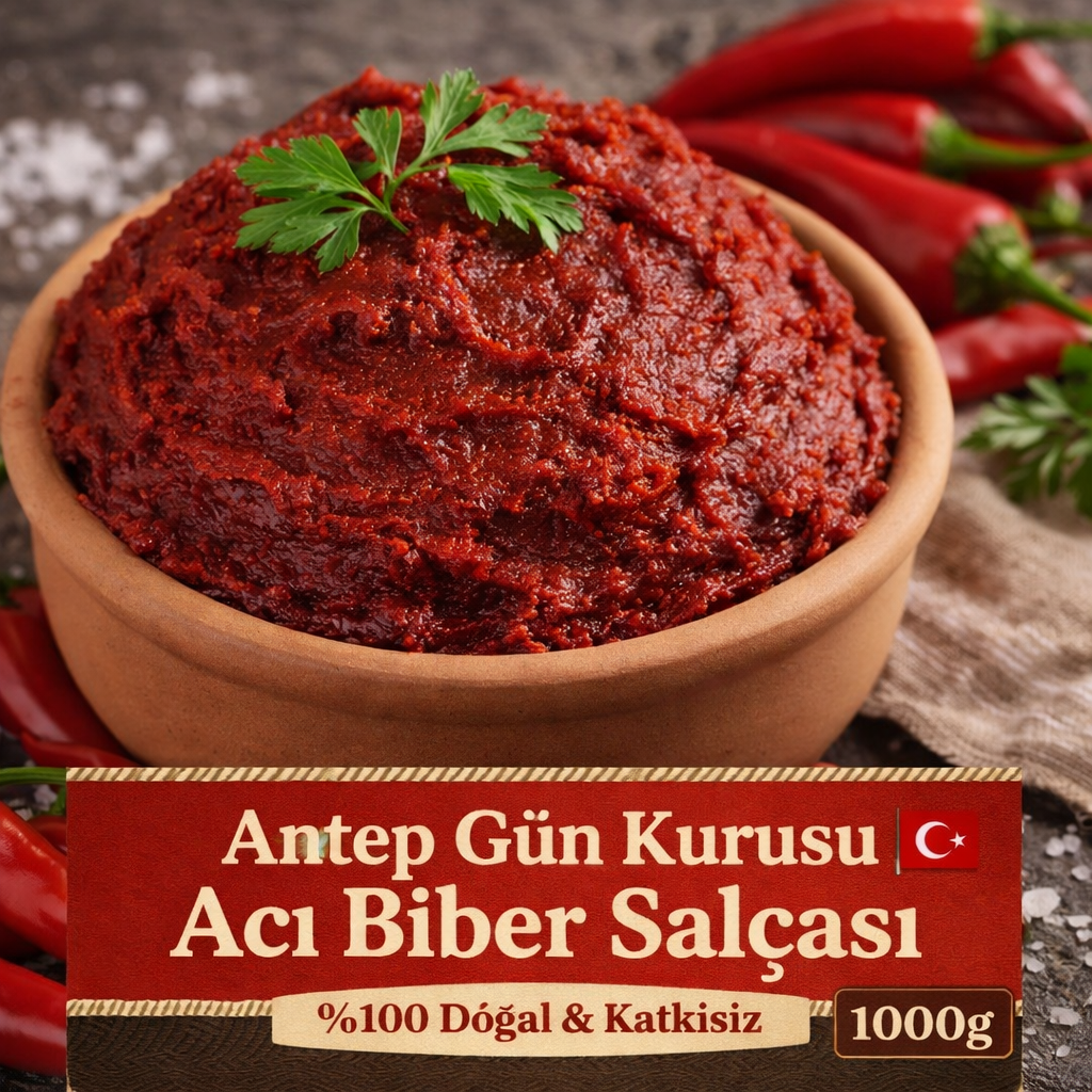 🌶️ Antep Acı Biber Salçası 1KG