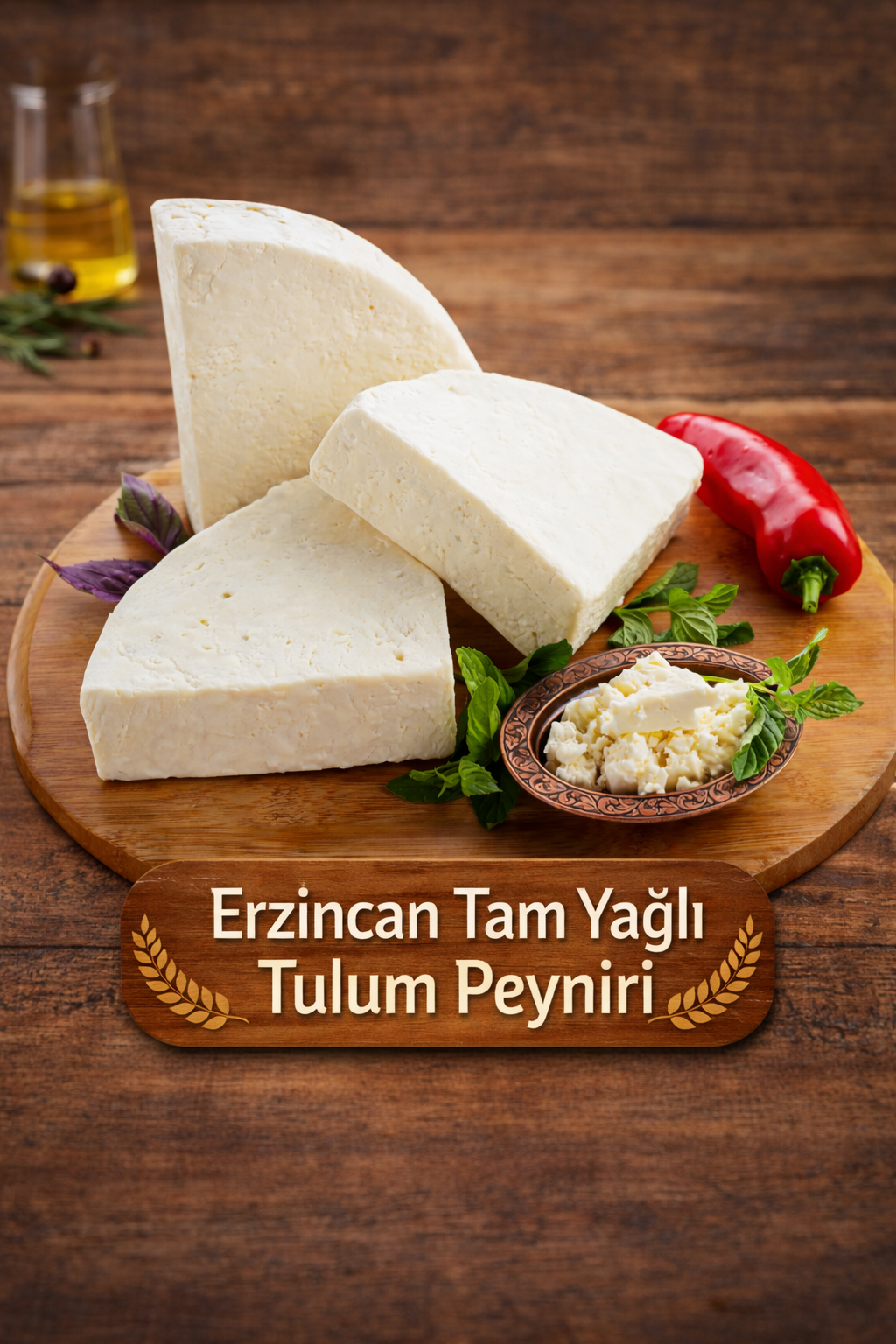 Erzincan Tam Yağlı Tulum Peyniri (Koyun) – 250gr
