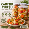 Karışık Turşu – Geleneksel Sofraların Vazgeçilmez Lezzeti