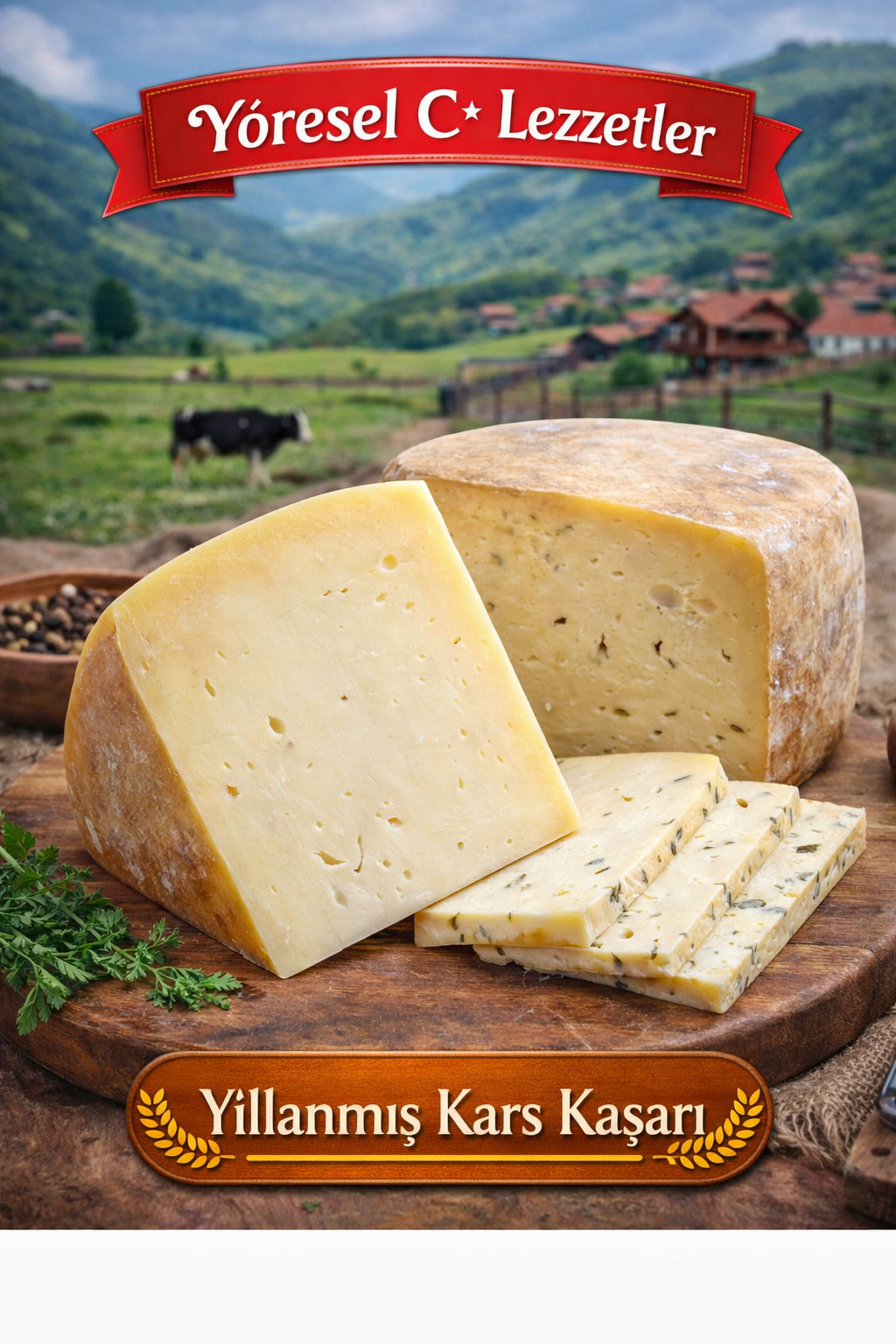 Yıllanmış Kars Kaşarı - 500gr